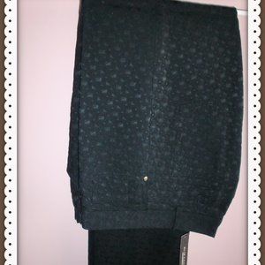 New Elie Tahari Black NICKI Stretch Jeans/Pants Geometric Print Size 6